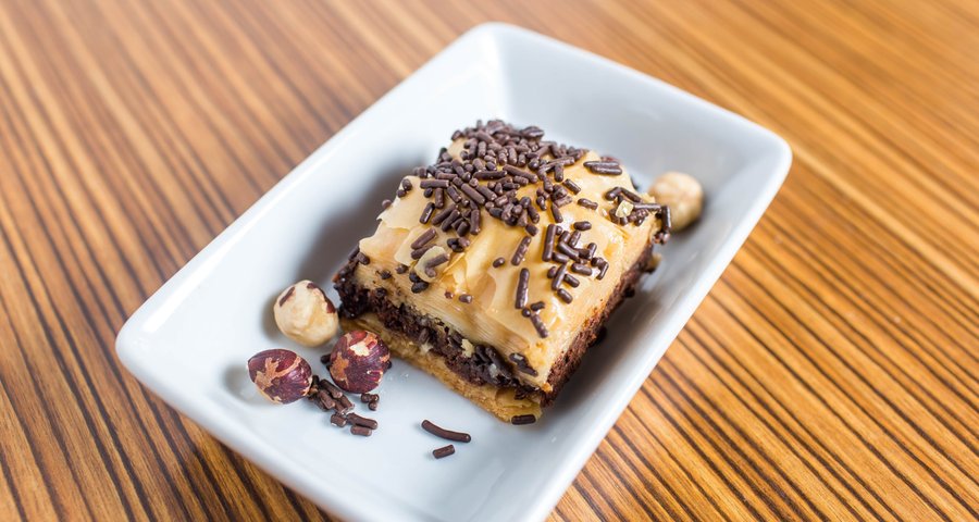 House-made Chocolate hazelnut baklava