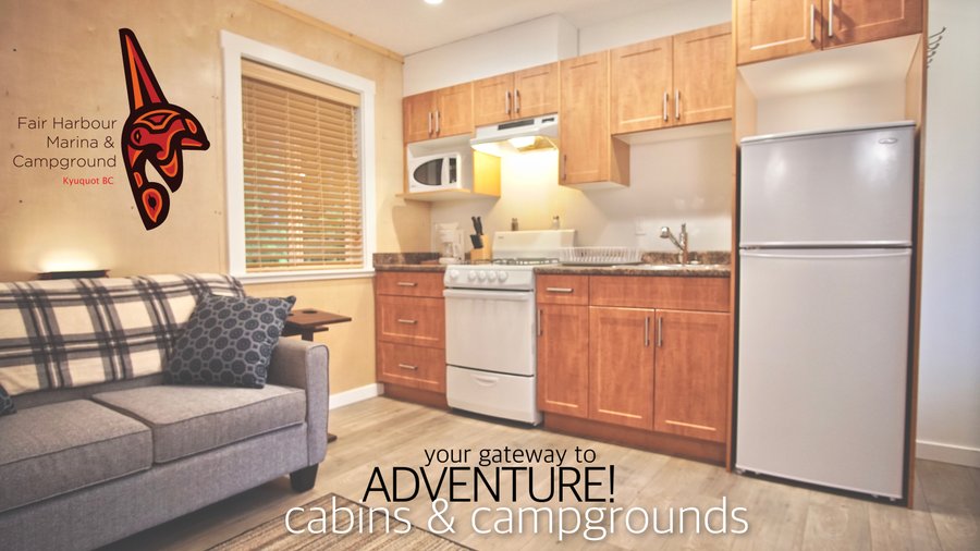 Typical inside of cabin.