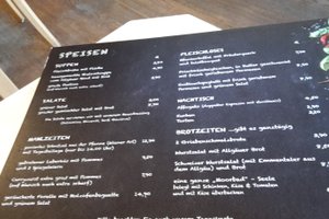 Speisekarte