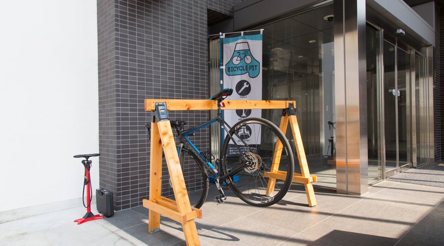 バイシクルピット（エントランス横に設置）