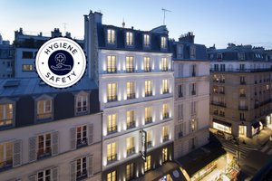 Cler Hotel in Paris, image may contain: City, Condo, Hotel, Urban