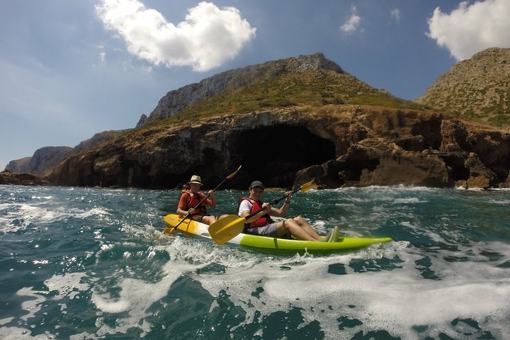 Kayak and snorkel excursion to Cova Tallada | Denia, Spain