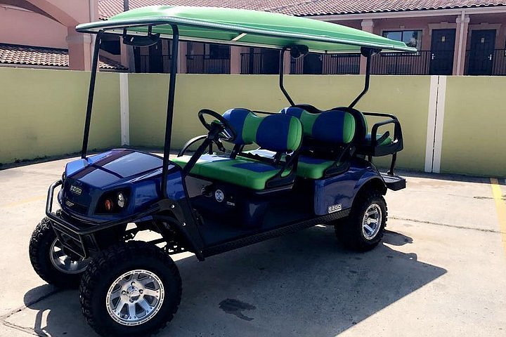 Heir Abundance Brass 24-Hour Golf Cart Rental in South Padre Island for 6 Passengers | TX
