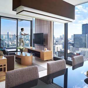 Living and balcony of 2 Bedroom Executive 