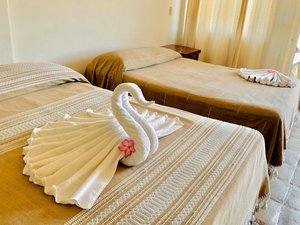Hotel Cordelias in Puerto Angel, image may contain: Furniture, Bed