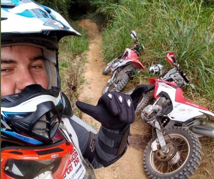 EXPERIMENTEI OUTRA MOTO DE TRILHA 