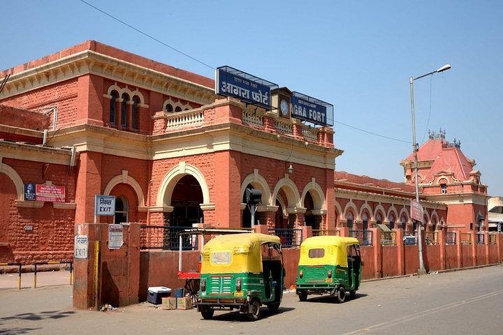 2024 Arrival and departure assistance at Agra railway station , bus stand