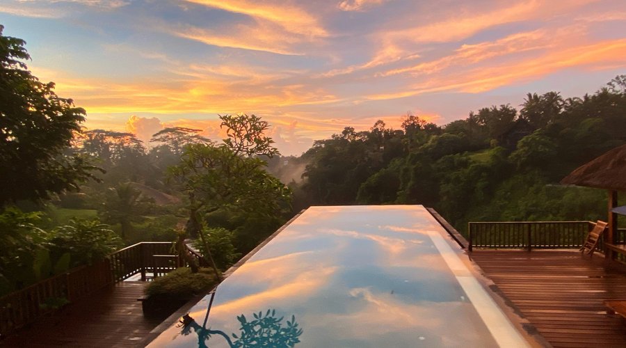 Valley view at dawn
