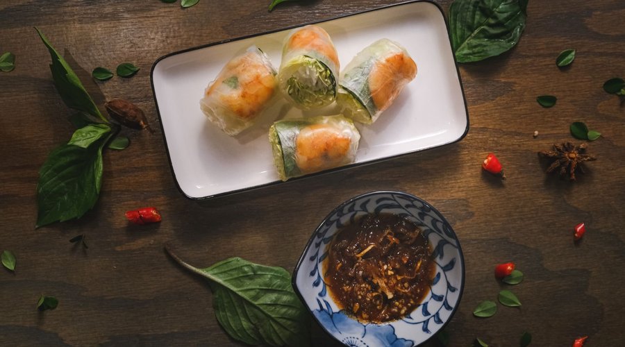 Shrimps Summer Rolls