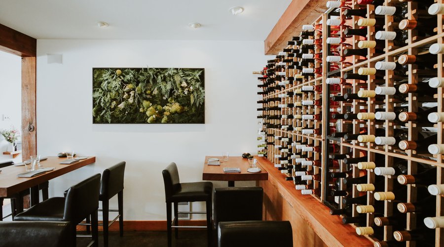 Extensive wine selection