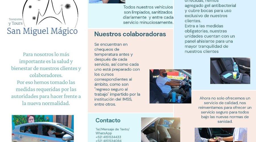 Estamos listos para darte la Bienvenida de nuevo a nuestra gran ciudad SAN MIGUEL DE ALLENDE
