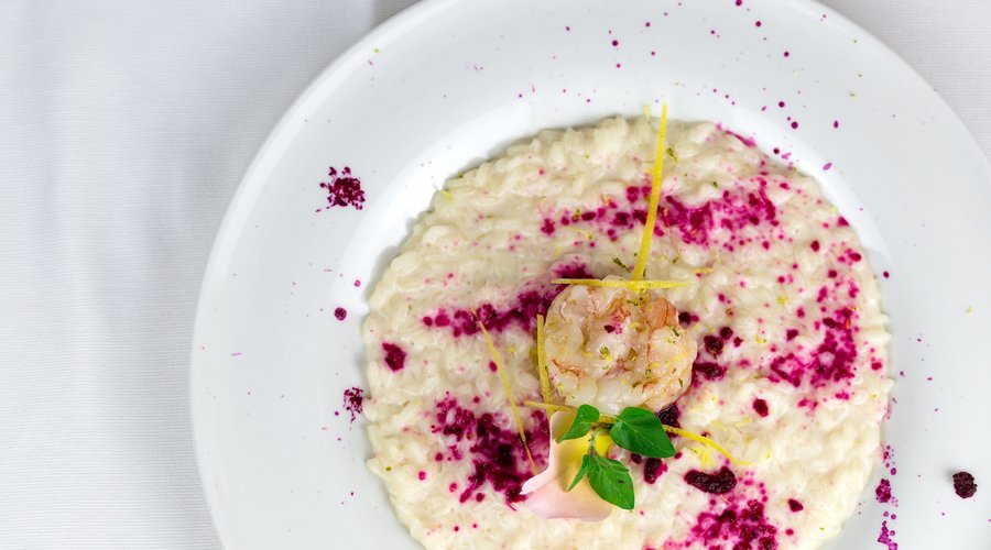 Il nostro Risotto alla Crescenza e Barbabietola