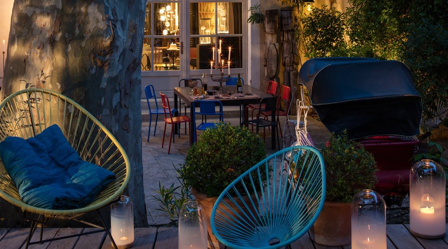 Douce soirée dans le jardin