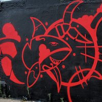 Détail de la fresque