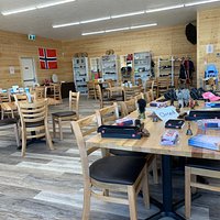 Excellent soup and homemade bun.Blazing fast wifi.Friendly service.Great coconut creame pies and homemade type bread to take home also. Museum not finished yet in older section ...soon I hope . Well worth the few extra miles to get to (definitely not the usual fast factory tasting food)