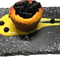 Cheesecake con mirtilli freschi