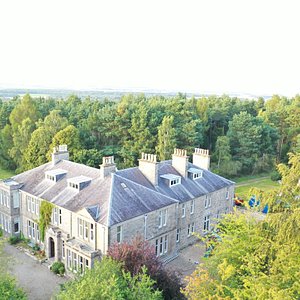 Ardgye House is a gracious mansion house sitting in 150 acres of it's own grounds and gardens.