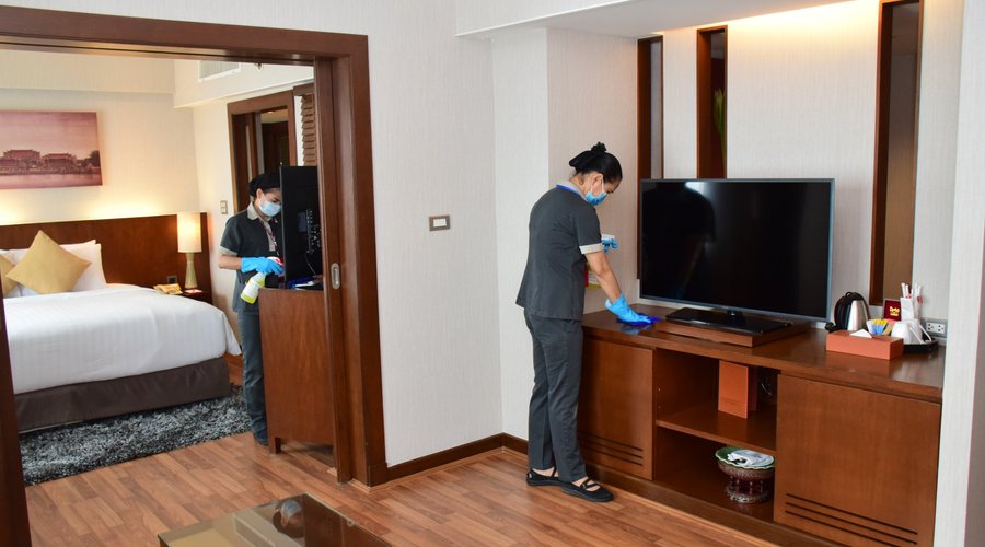 Spotless guest room