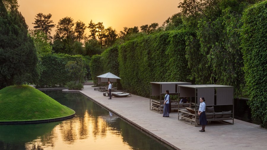 Water bodies in hotel premises