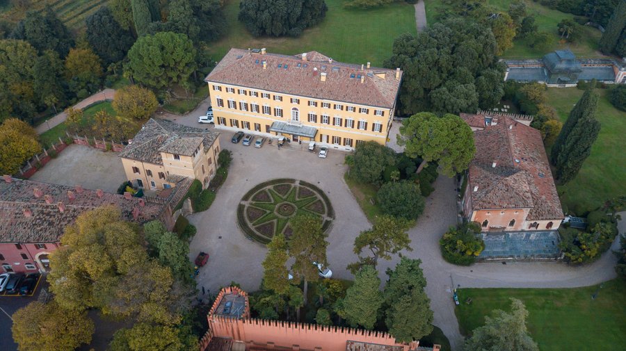 Vista aerea Hotel Villa. 