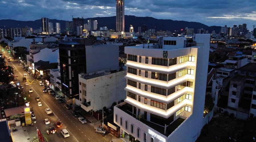 Aerial View of Savv Boutique Hotel