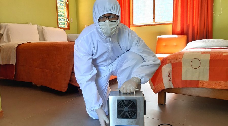 Desinfección con OZONO Protocolos Sanitarios para la Prevención del Covid