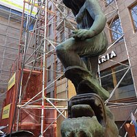 The statue