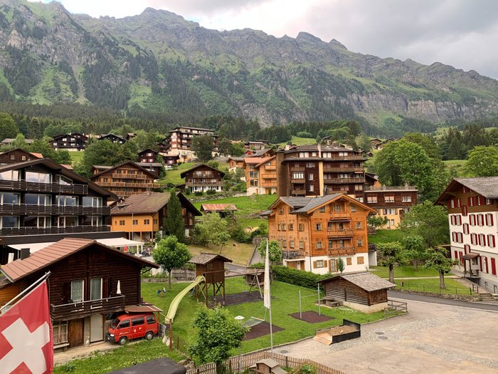 Wengen Village, Berner Oberland, Suíça quebra-cabeça em Quebra