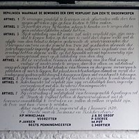 Regulation for the resident