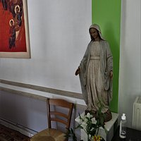 Intérieure de la chapelle annexe, durant les travaux