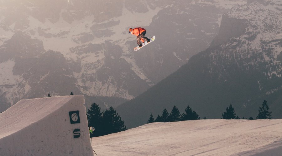 Lo snowpark Dosson in Paganella