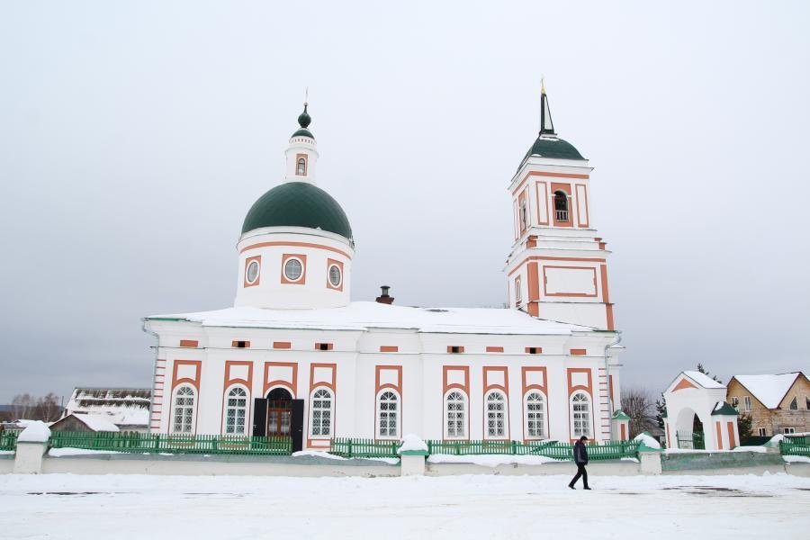 Теплый пол в церкви