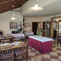 La sala dove ho pranzato (anche il buffet)