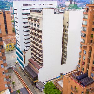 Gran Hotel in Medellin, image may contain: City, Apartment Building, High Rise, Urban