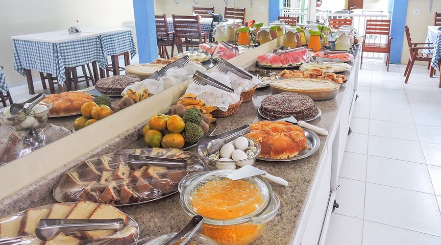 Buffet de café da manhã.