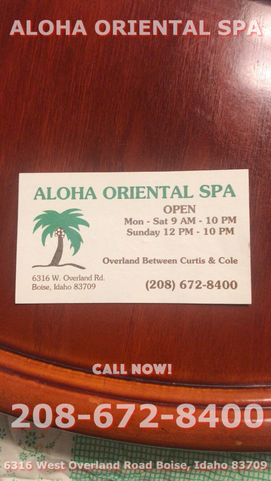 Aloha Oriental Spa (Boise, ID): Hours, Address - Tripadvisor