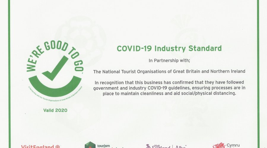 Birdsong Cottage COVID-19 Certificate 