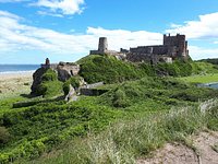 Bamburgh Castle: The Real Bebbanburg of The Last Kingdom. Drone Tour -  Compilation - Trips On Couch 