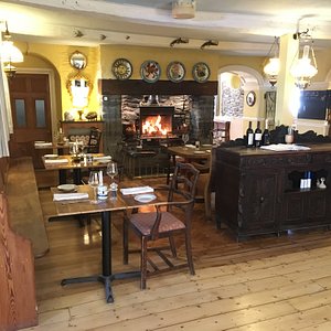 Our main room with the big open fire