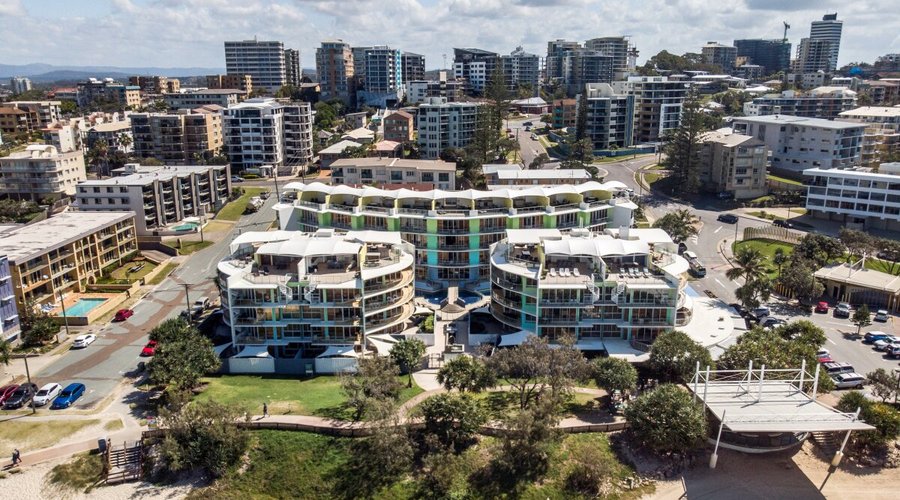 Aerial - Rolling Surf Resort