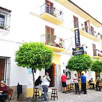 Terraza del Restaurante Don Rodrigo del Hostal Rural Marques de Zahara