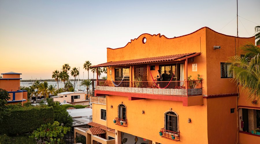 Façade with view of La Paz Bay