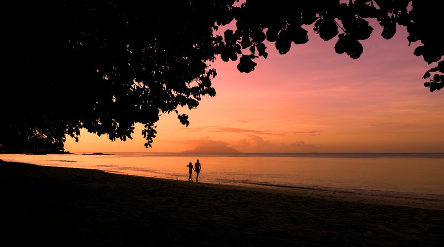 Anyday hotel beach walk and sunset.