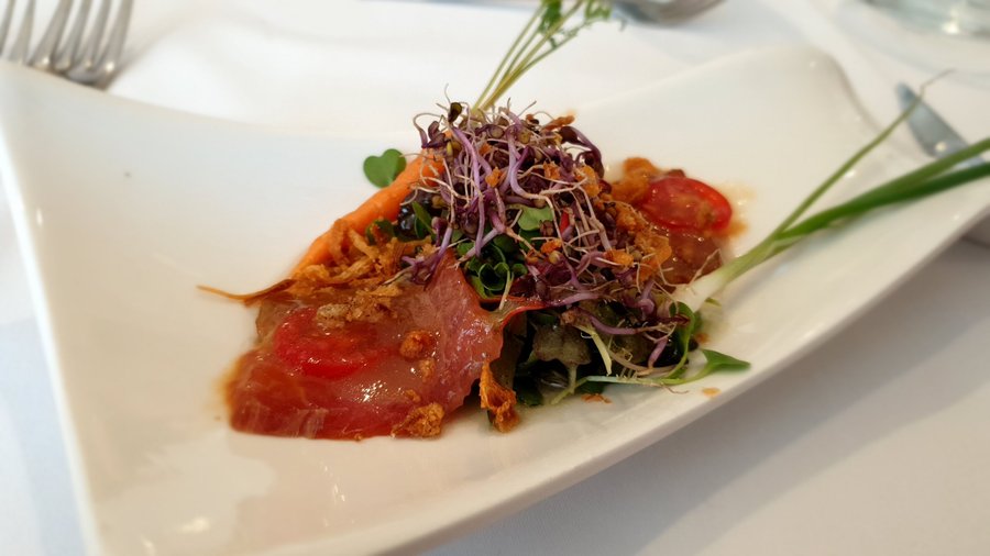 Ensalada de atún marinada
