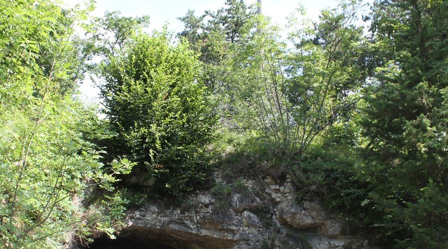 Ingresso della grotta - panoramica