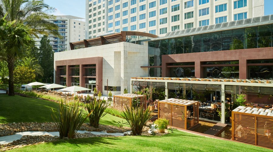 Gardens and outdoor terrace