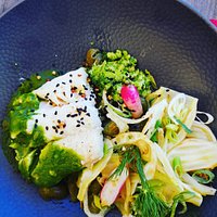 Dos de lieu noir
Gomasio Espelette, brocolis, fenouil, cébettes
Et Lumaconi persil-ail de chez JeanJean