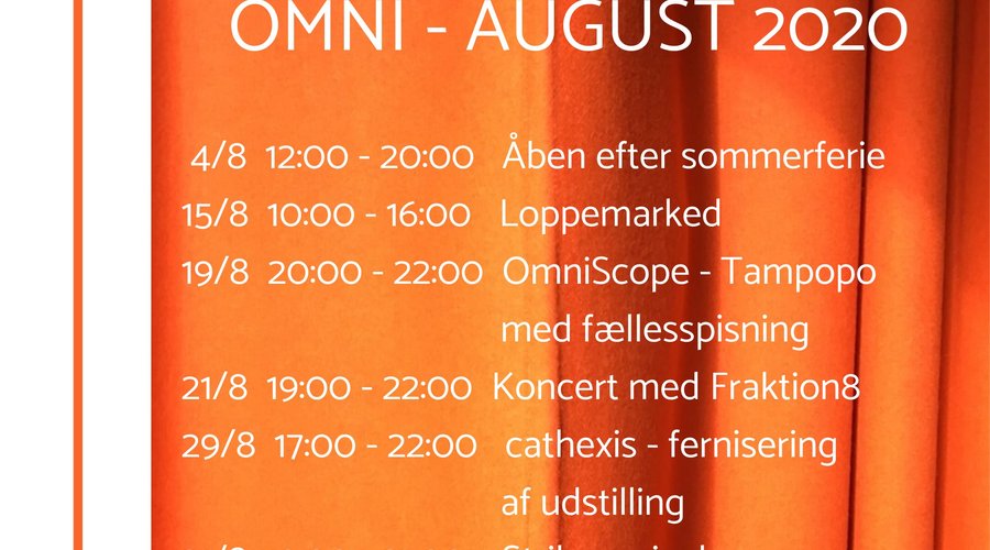 Program - August 2020
#omnikbh