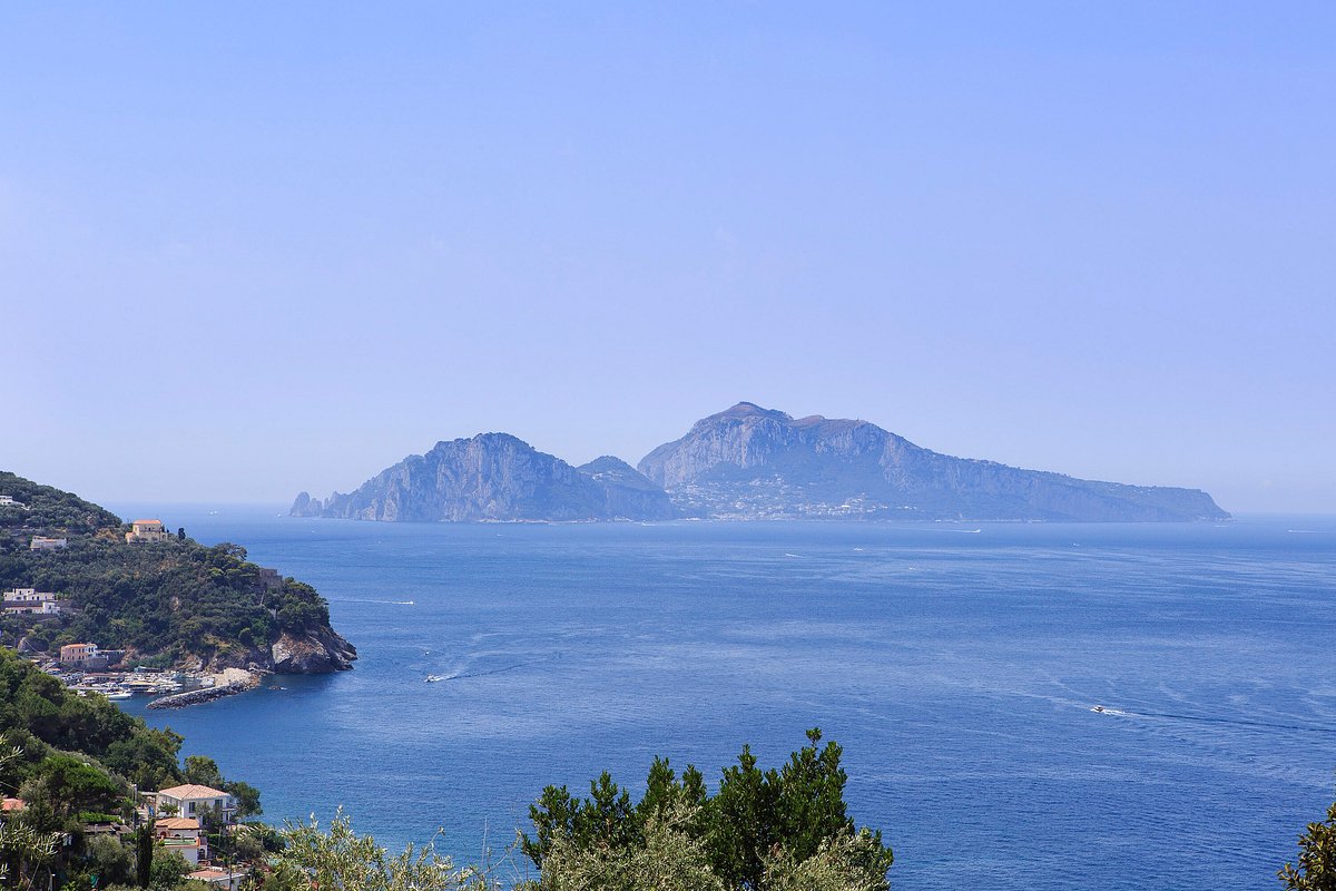 Capri Seen From Massa Lubrense, Italy by Print Collector