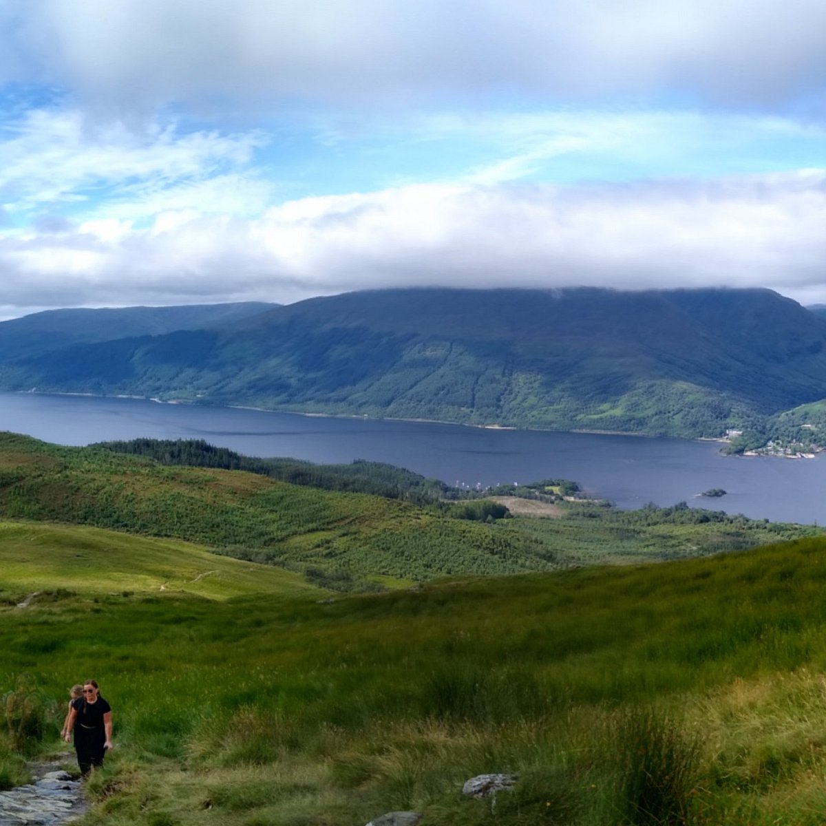 Vista panormámica de Ben Lomond.